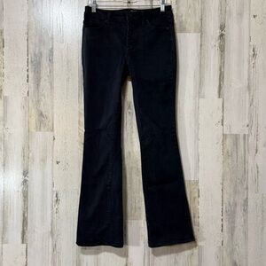 Universal Thread Button Up Black Flare Jeans